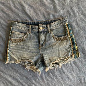 BDG Embellished Denim Shorts
